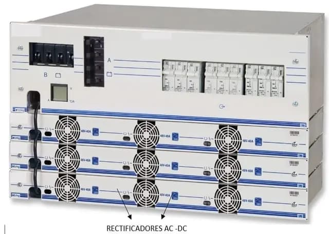Rectifiers, inverters and batteries
